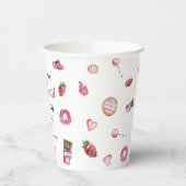 Valentine Desserts Little Sweetheart Geburtstag Ni Pappbecher (Links)