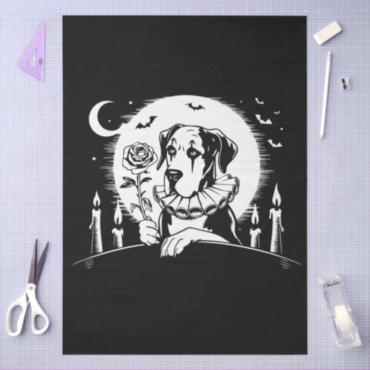Valentine Deutsche Doggen Tissue-Papier Seidenpapier (Basteln)