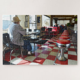 Valentine Diner Interior Puzzle
