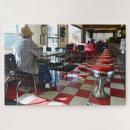 Valentine Diner Interior Puzzle (Horizontal)