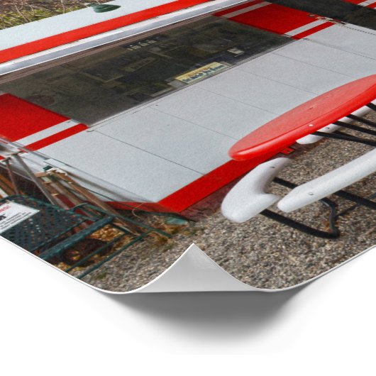 Valentine Diner, New Mexico Poster (Ecke)