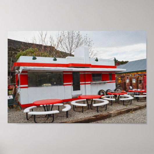 Valentine Diner, New Mexico Poster (Vorne)