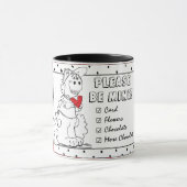 Valentine Dino Liebe Combo White Tasse (Zentrum)