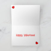 Valentine Dinosaur Karte (Innenseite)