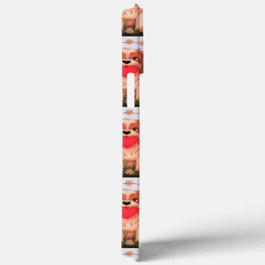 Valentine Dog Heart iPhone 13 Phone Case ProMax (Rückseite / Rechts)