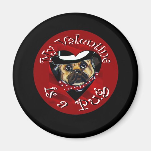 Valentine Dogs Magnet (Vorne)