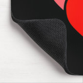 Valentine-Doppelherz-Grafik  Mousepad (Ecke)