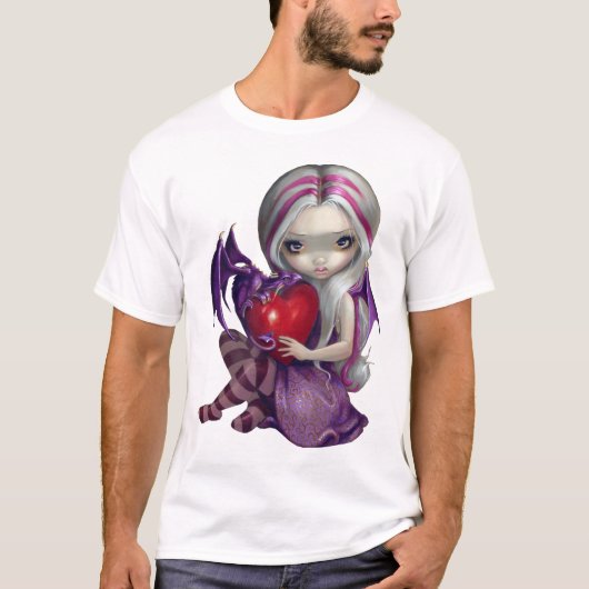 Valentine-Drache-gotisches feenhaftes Shirt (Vorderseite)