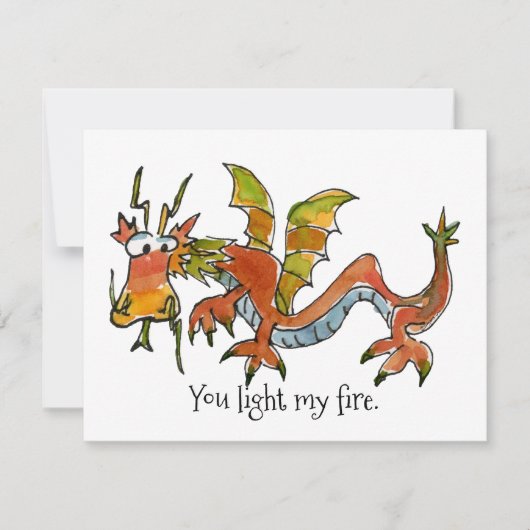 Valentine Dragon-You Light My Fire (Vorderseite)