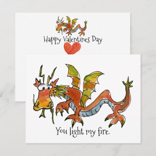 Valentine Dragon-You Light My Fire (Vorne/Hinten)