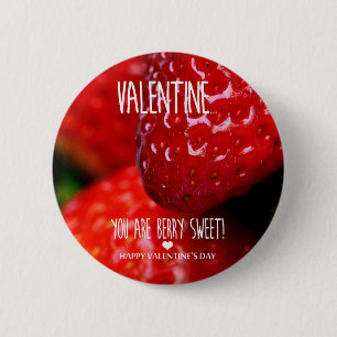 Valentine, du bist berry süß! button