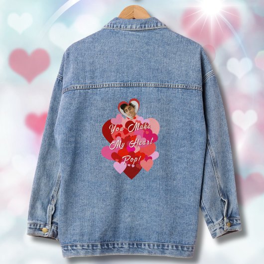 Valentine, du schaffst meinen Pop ins Herz Jeansjacke
