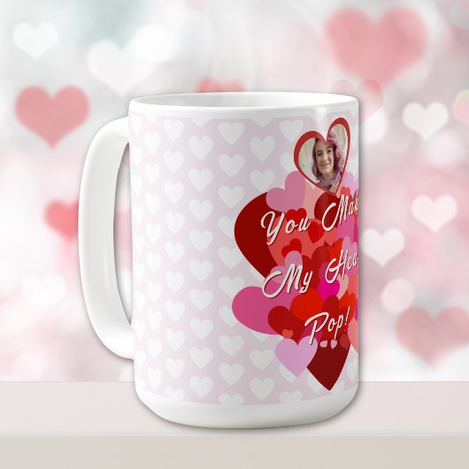 Valentine, du schaffst meinen Pop ins Herz Kaffeetasse