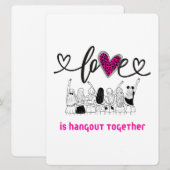 VALENTINE EDITION FEIERTAGSKARTE (Vorne/Hinten)