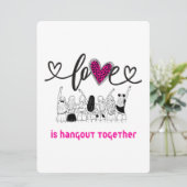 VALENTINE EDITION FEIERTAGSKARTE (Stehend Vorderseite)