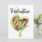 VALENTINE EDITION FEIERTAGSKARTE (Stehend Vorderseite)