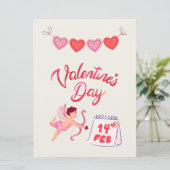 VALENTINE EDITION FEIERTAGSKARTE (Stehend Vorderseite)