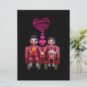 VALENTINE EDITION FEIERTAGSKARTE (Stehend Vorderseite)