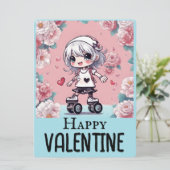 VALENTINE EDITION FEIERTAGSKARTE (Stehend Vorderseite)