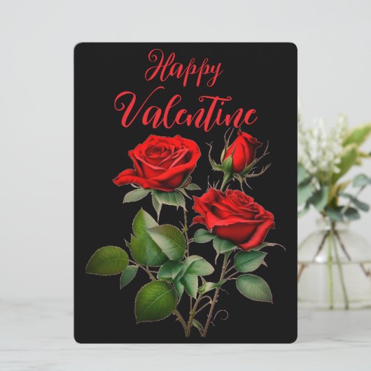 VALENTINE EDITION FEIERTAGSKARTE (Stehend Vorderseite)