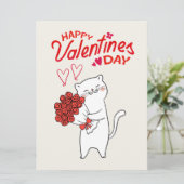VALENTINE EDITION FEIERTAGSKARTE (Stehend Vorderseite)