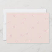 Valentine Einladung (Rückseite)