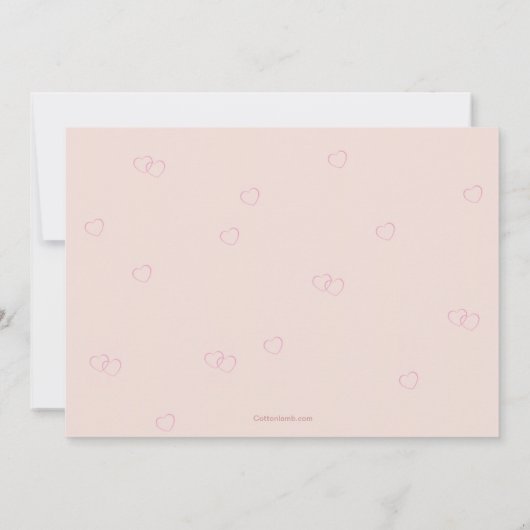 Valentine Einladung (Rückseite)