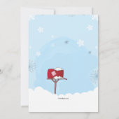 Valentine Einladung für Kinder (Rückseite)