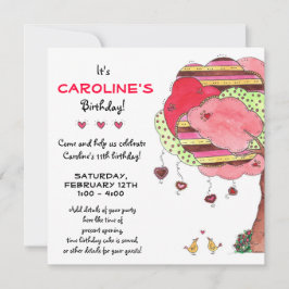 Valentine, Einladung zur Geburtstagspartei