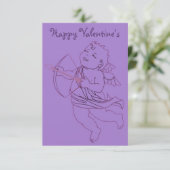 Valentine Einladungen Personalisierte Cupid Cards (Stehend Vorderseite)