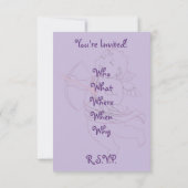 Valentine Einladungen Personalisierte Cupid Cards (Rückseite)