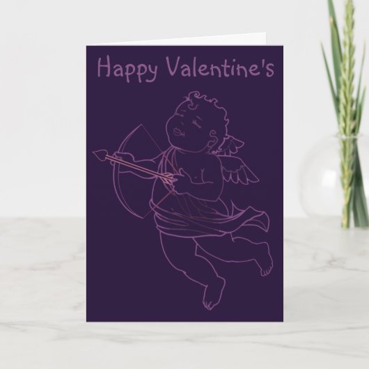Valentine Einladungen Personalisierte Cupid Cards (Vorderseite)