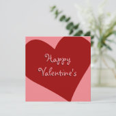 Valentine Einladungen Personalisierte Liebe Karten (Stehend Vorderseite)