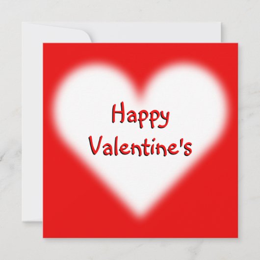 Valentine Einladungen Personalisierte Liebe Karten (Vorderseite)