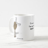 Valentine-Elch-Tasse Kaffeetasse (Vorderseite Links)