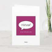 Valentine Electrical Grußkarte Feiertagskarte (Rückseite)