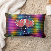 Valentine Elegant Interlocks Design Lendenkissen (Decke)