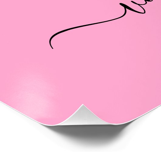 Valentine Elegant Interlocks Design Poster (Ecke)