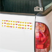 Valentine Emojis Autoaufkleber (Auf Lkw)