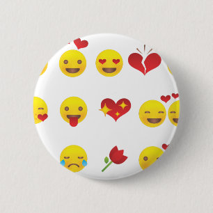 Valentine Emojis Button