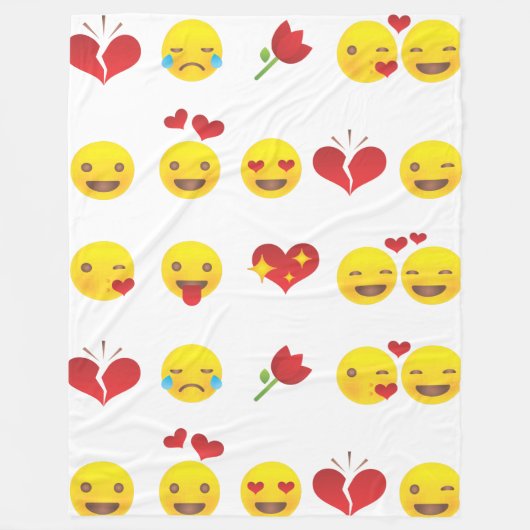 Valentine Emojis decke (Vorderseite)