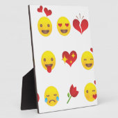 Valentine Emojis Fotoplatte (Seite)