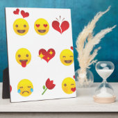 Valentine Emojis Fotoplatte (Seite)