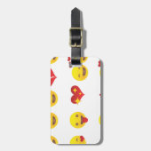 Valentine Emojis Gepäckanhänger (Vorderseite vertikal)