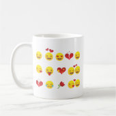 Valentine Emojis Kaffeetasse (Links)