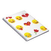 Valentine Emojis Notizblock (Rechte Seite)
