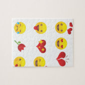 Valentine Emojis Puzzle (Horizontal)