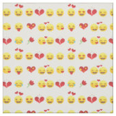 Valentine Emojis Stoff (Muster)
