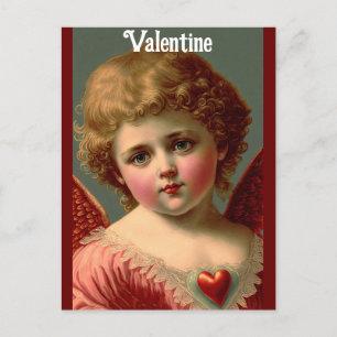 Valentine Engel Feiertagspostkarte