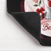 Valentine English Bulldog Desk Mousepad (Ecke)